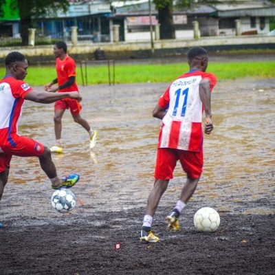 youth football for peace match